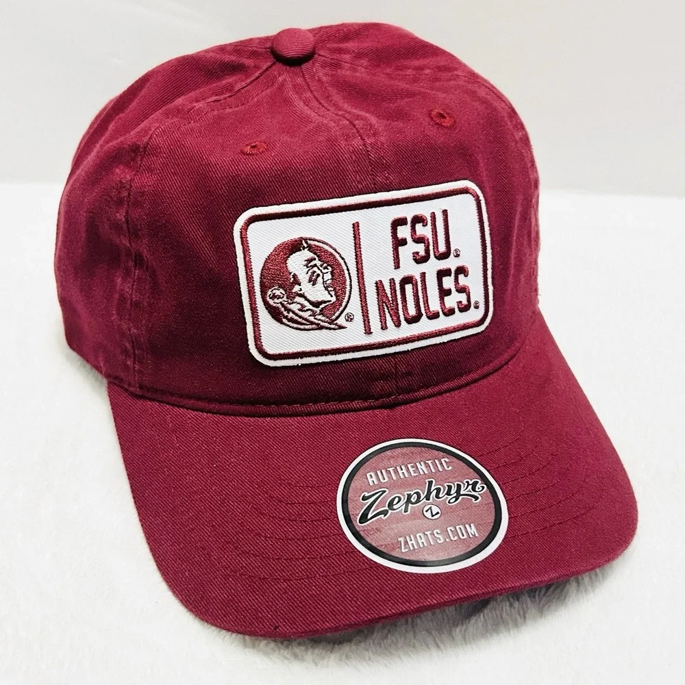 Zephyr Florida State‎ Seminoles Dad Noles Hat Cap Adjustable Strapback Red NCAA